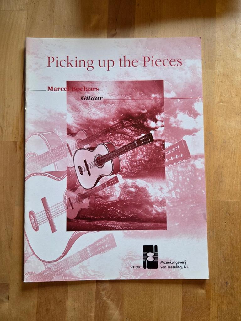 Gitaarboek: Picking up the Pieces - Marcel Boelaars (Nieuw), Muziek en Instrumenten, Bladmuziek, Gitaar, Overige genres, Nieuw