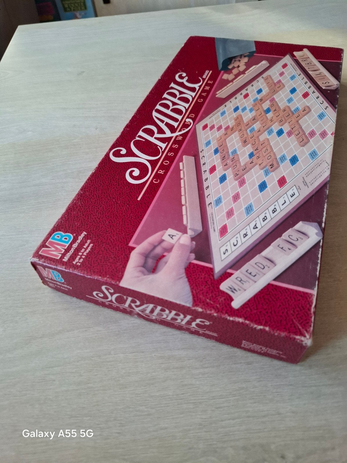 Scrabble Bordspel Engelse versie, Hobby en Vrije tijd, Gezelschapsspellen | Bordspellen, Milton Bradley Company, Gebruikt, Niet gespecificeerd op product