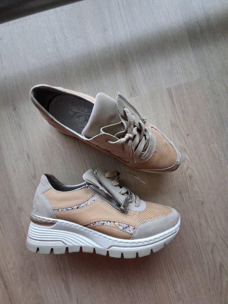 Rieker schoenen, Ophalen, Beige, Rieker, Sneakers of Gympen