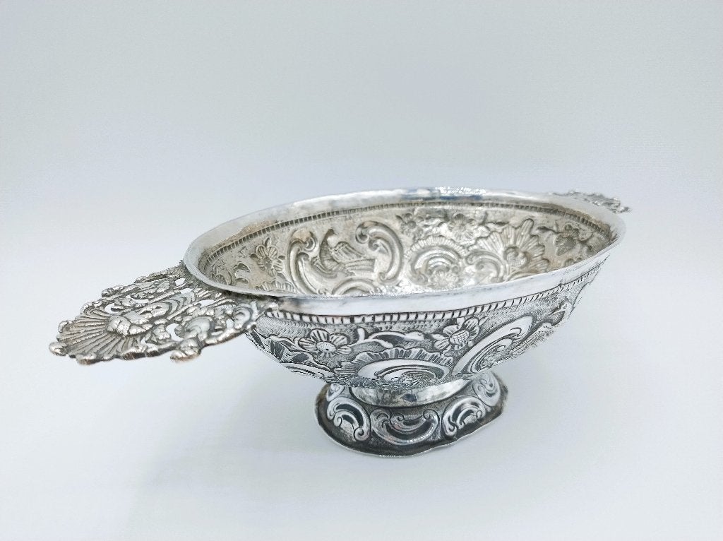 Zilveren brandewijnkom, K. Riddersma, Leeuwarden, 1767, Verzenden
