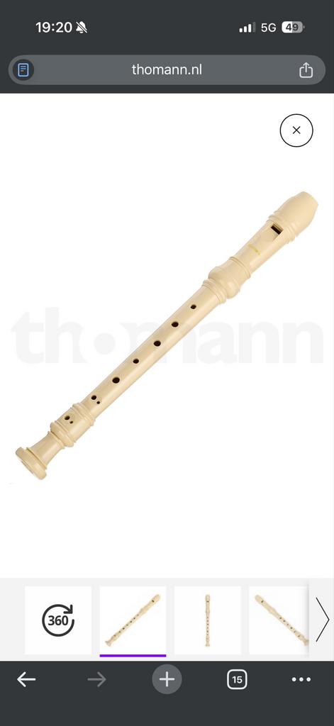 Thomann Sopraan Blokfluiten 8 voor 10 euro, Muziek en Instrumenten, Blaasinstrumenten | Blokfluiten, Ophalen of Verzenden, Zo goed als nieuw