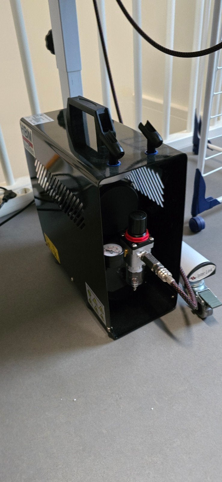 HBM Machines AS-189A Mini Airbrush Compressor, Ophalen, Nieuw