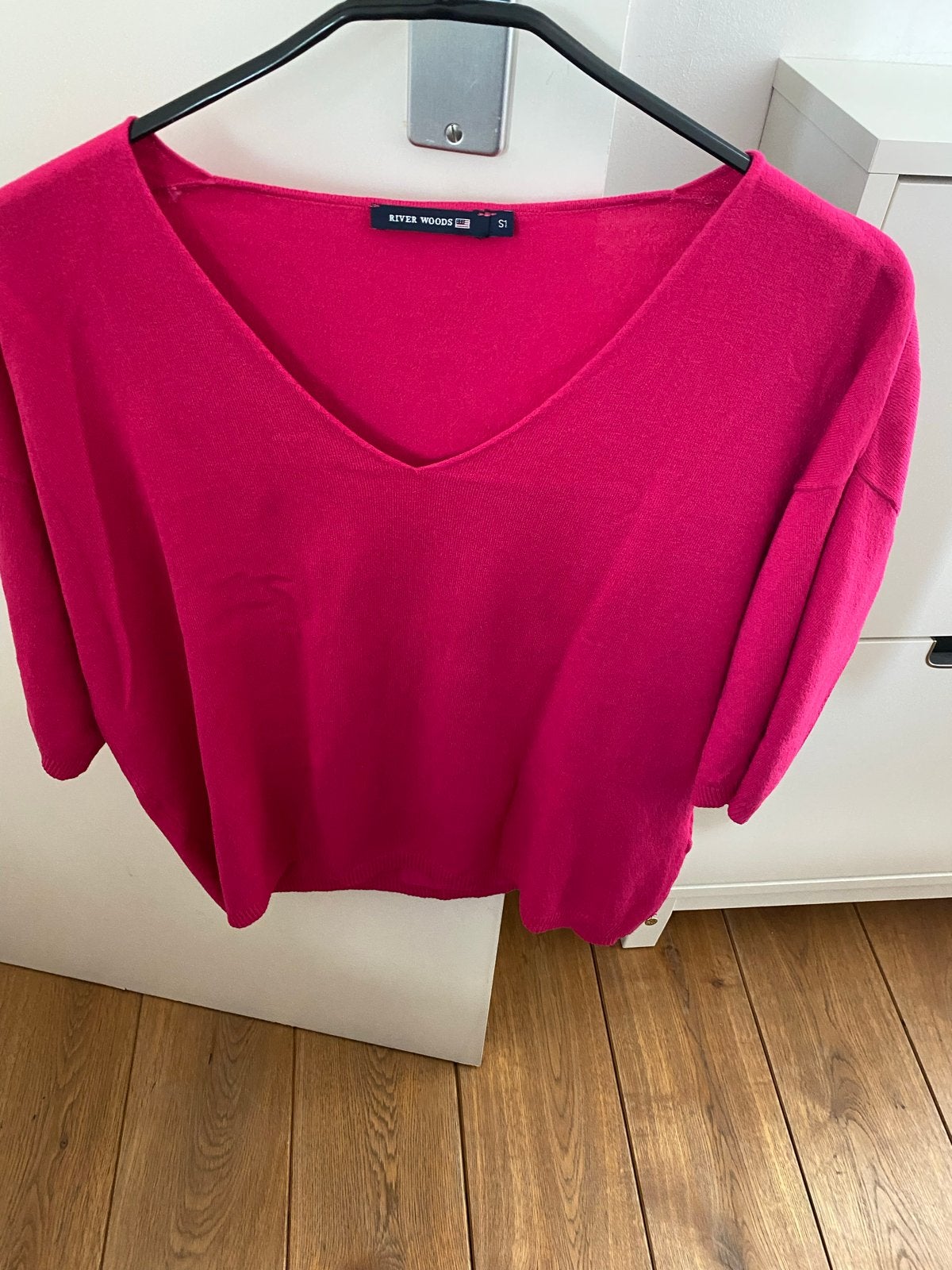 River Woods fuchsia roze trui maat S, Kleding | Dames, Truien en Vesten, Ophalen, Zo goed als nieuw, Maat 36 (S), Roze