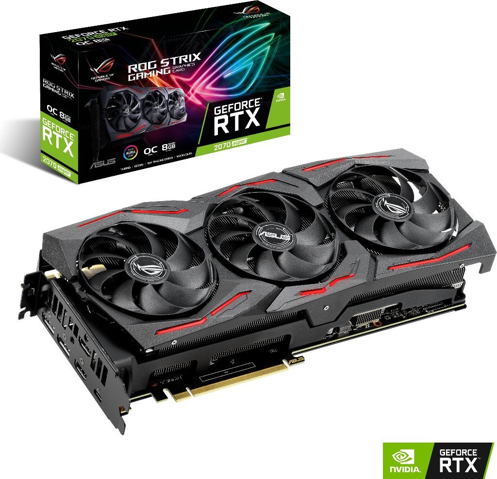 ASUS ROG Strix GeForce RTX 2070 Super 8GB Gaming OC, PCI-Express 3, Gebruikt, GDDR6, Ophalen of Verzenden