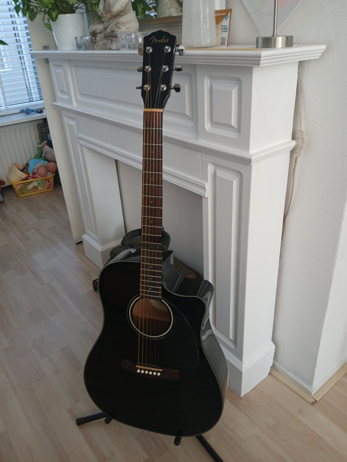 fender acoustish elek, Ophalen, Zo goed als nieuw, Western- of Steelstringgitaar