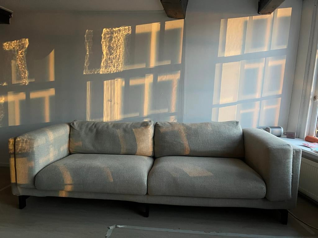 Comfortabele bank met gebruikssporen - 250x92x67cm, Huis en Inrichting, Banken | Bankstellen, Ophalen, 250 tot 300 cm, Gebruikt