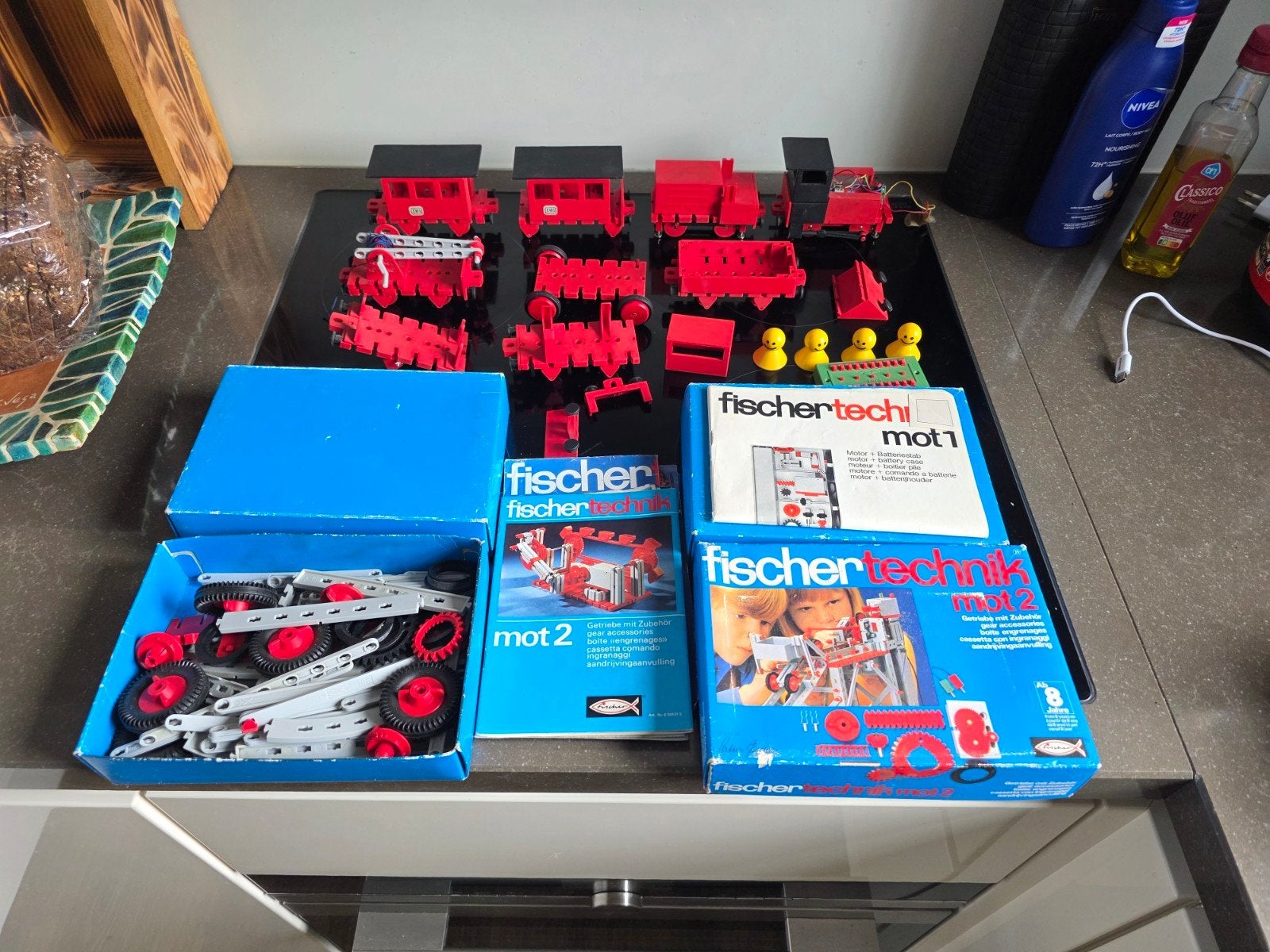 Grote verzameling Fischertechnik uit de jaren '70, Ophalen of Verzenden, Zo goed als nieuw, Trein, Schaalmodel