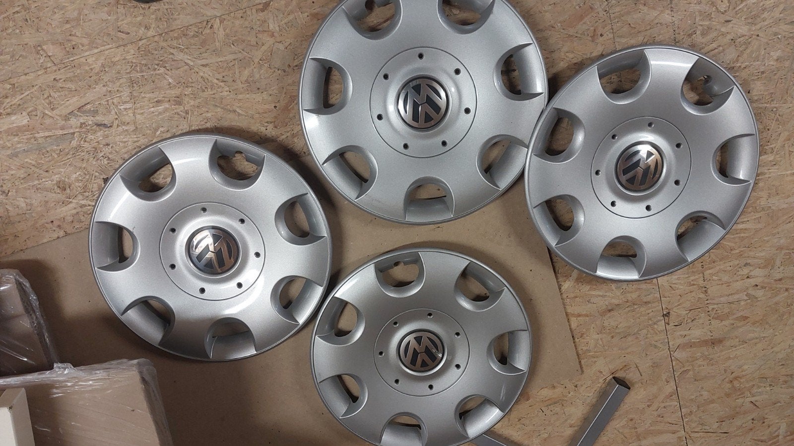 Set van 4 Volkswagen wieldoppen, Ophalen of Verzenden