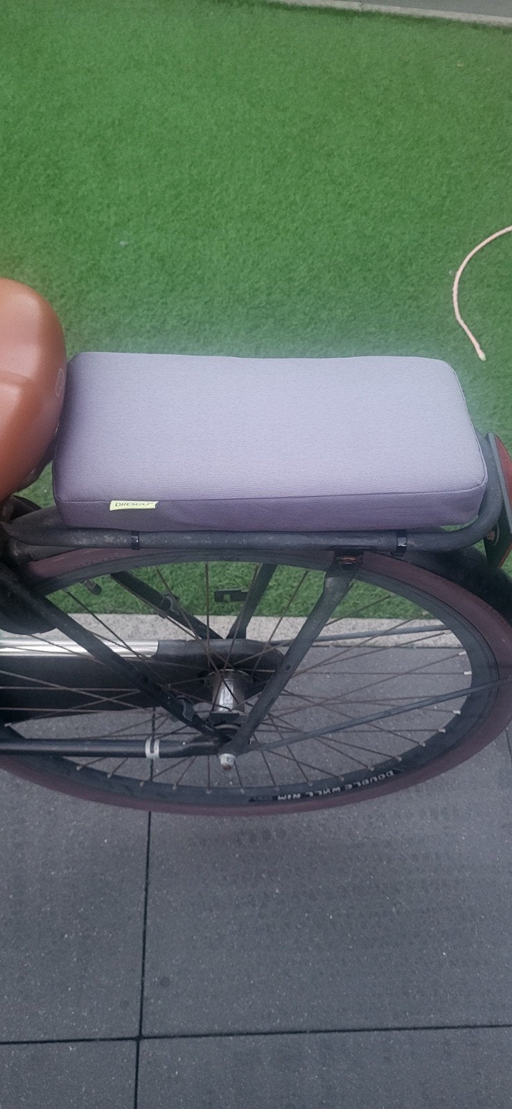 Dresco fietszitje/kussen voor bagagedrager, Fietsen en Brommers, Ophalen, Zo goed als nieuw, Dresco