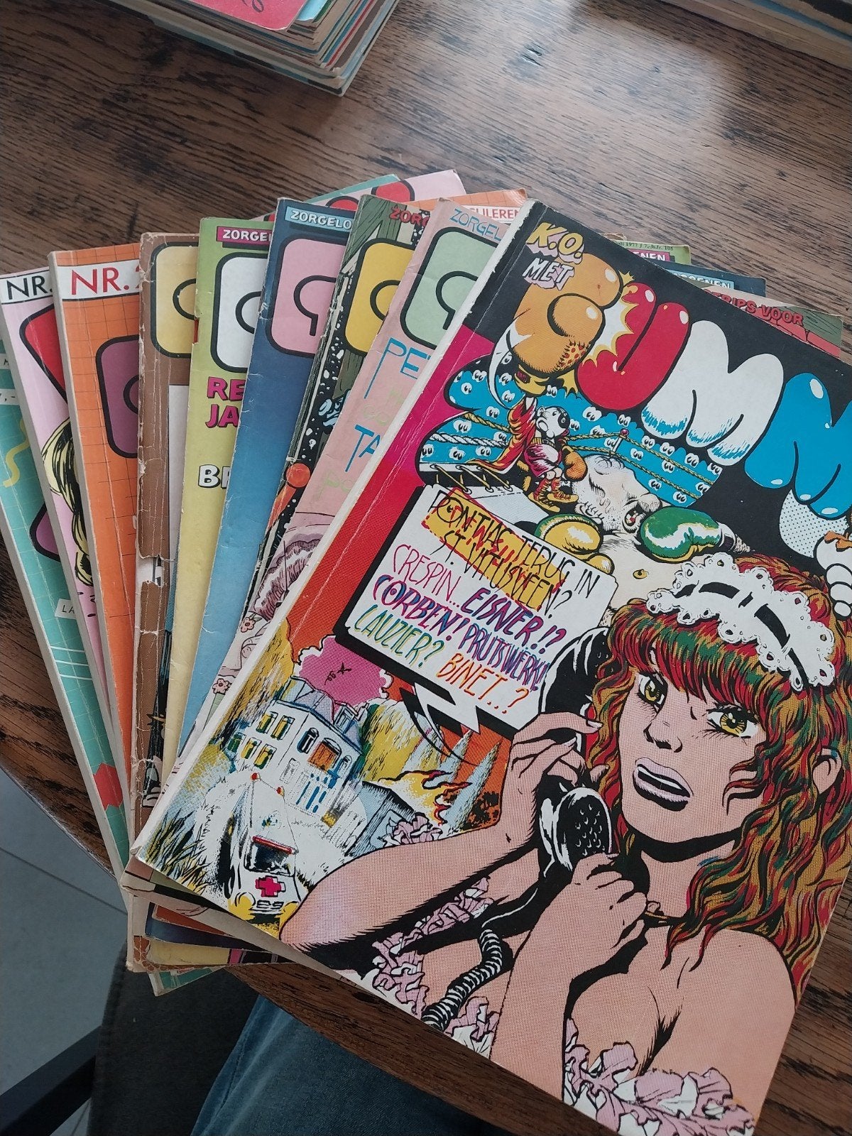 Gummi stripboeken 9x., Boeken, Meerdere comics, Ophalen of Verzenden, Gelezen, Europa