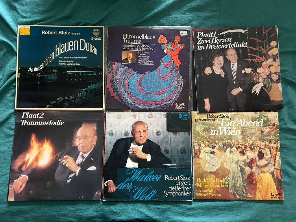 16 LP's Robert Stolz (ook per stuk te koop), LP, Gebruikt, Symfonie, Overige componisten