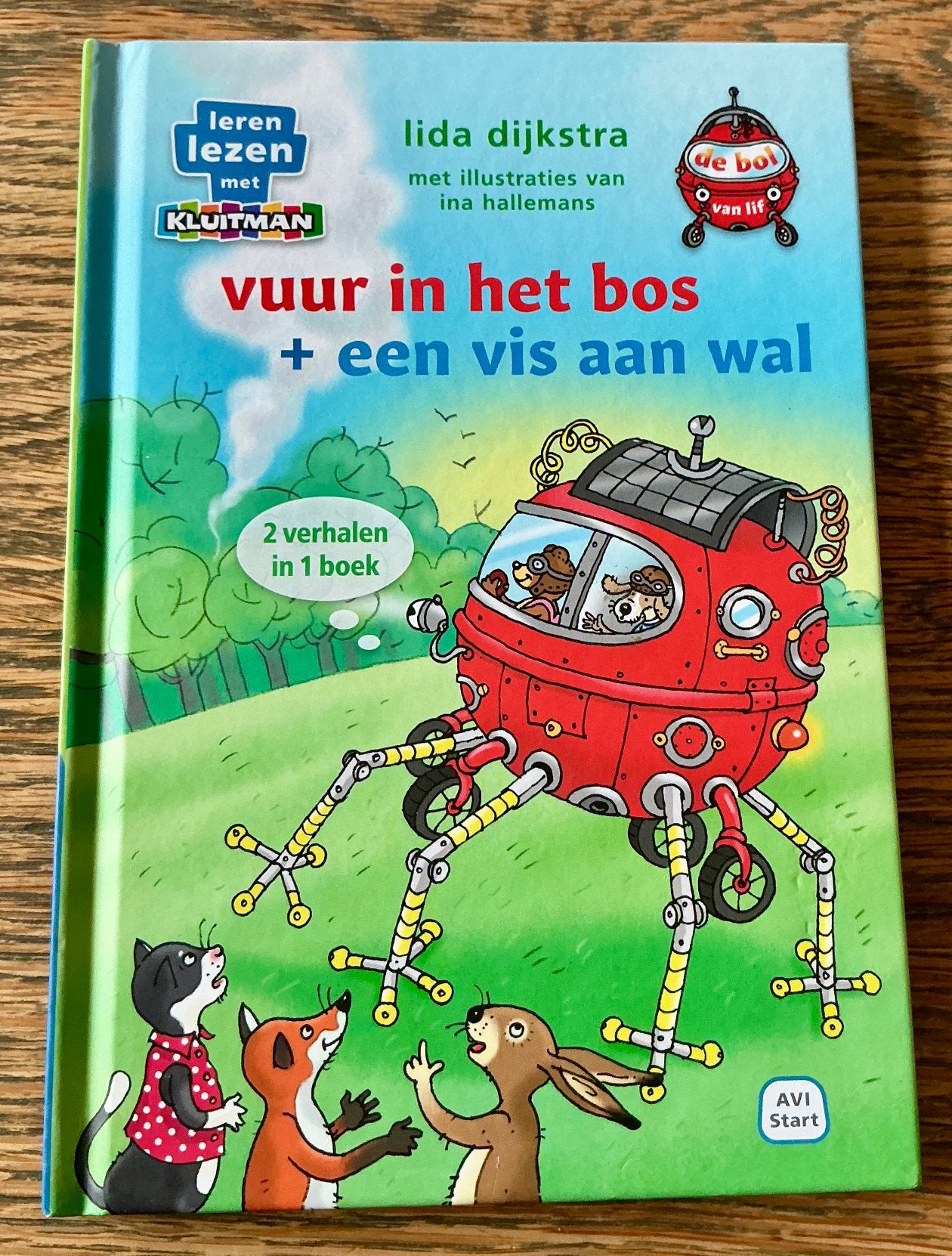 AVI-START Twee Leuke Super Verhalen Kluitman ZGAN LEESBOEK, Ophalen of Verzenden, Zo goed als nieuw, Fictie algemeen
