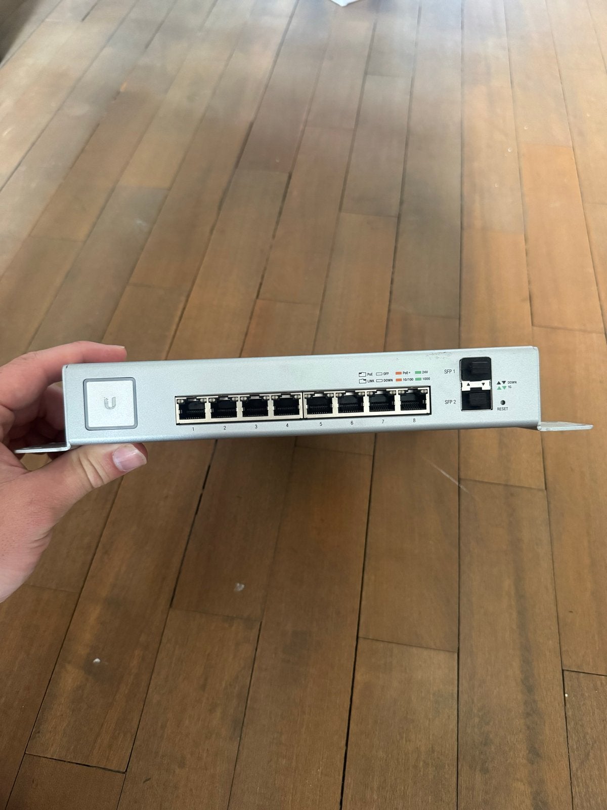 Ubiquiti UniFi Switch 8 150W (US-8-150W), Ophalen of Verzenden, Gebruikt