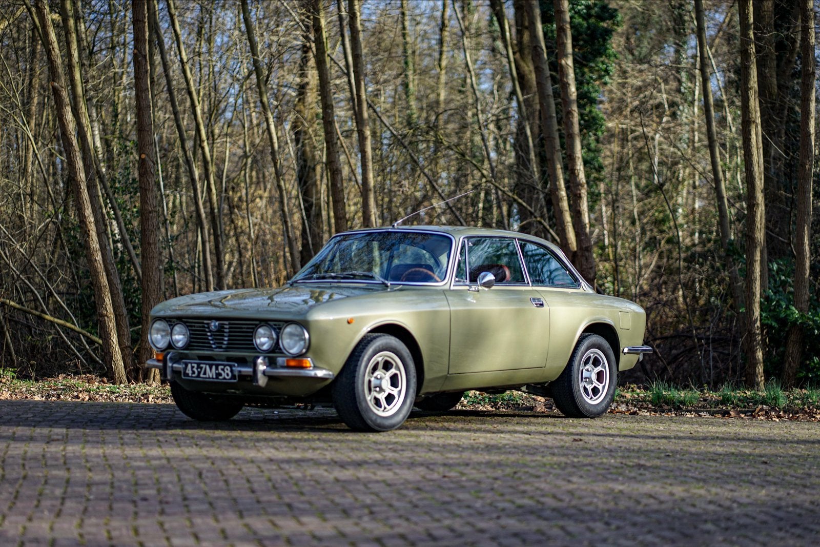 Alfa Romeo 2000 2.0 GTV 1975 Groen, Auto's, Origineel Nederlands, Particulier, 131 pk, 4 cilinders