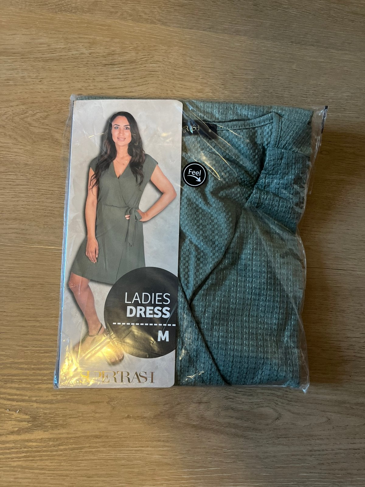 Supertrash jurk dames groen maat M nieuw met kaartje, Maat 38/40 (M), Ophalen of Verzenden, Zo goed als nieuw, Boven de knie