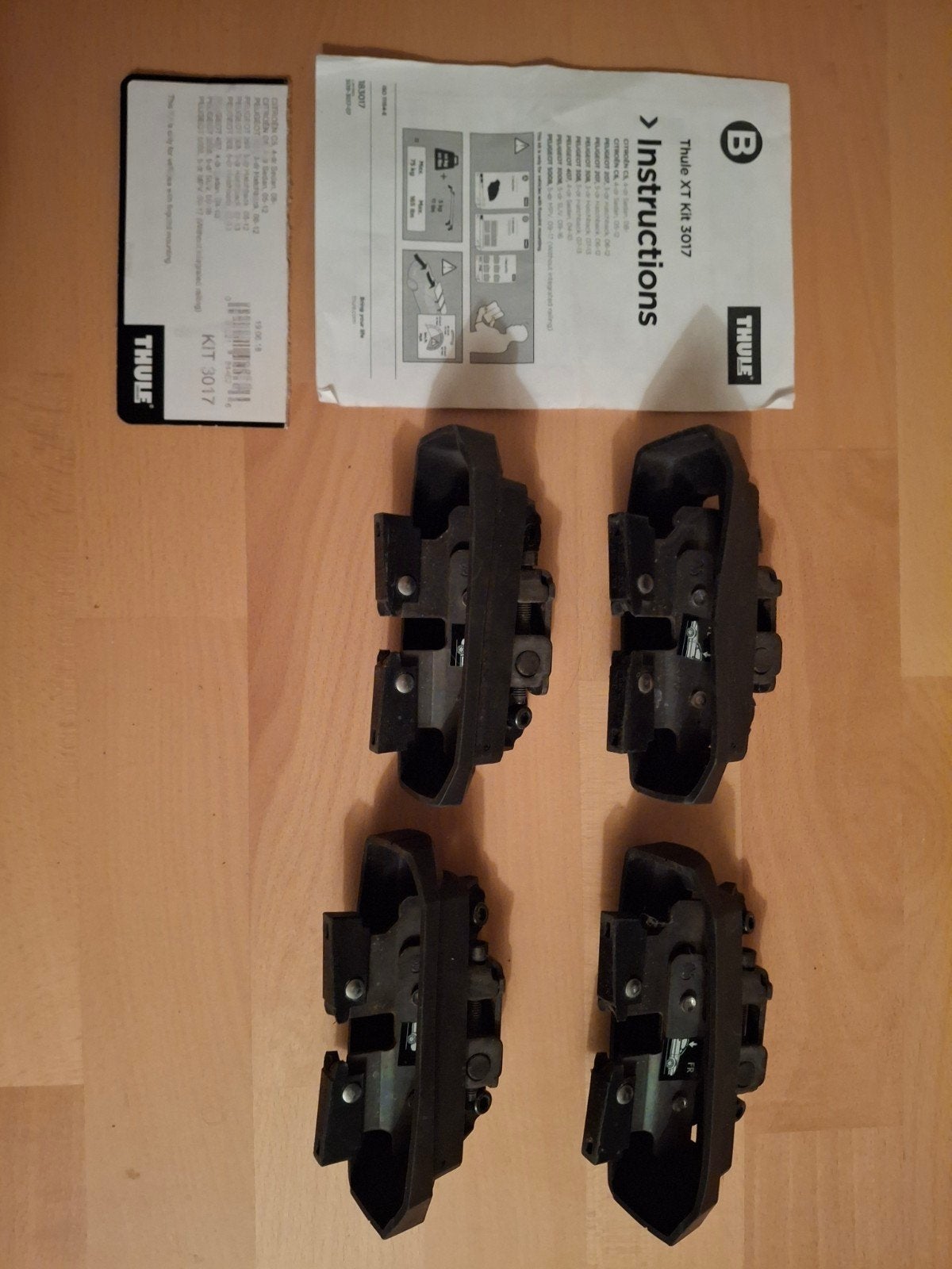 Thule kit 3017 div. Citroën en Peugeot (zie beschrijving), Ophalen of Verzenden, Gebruikt