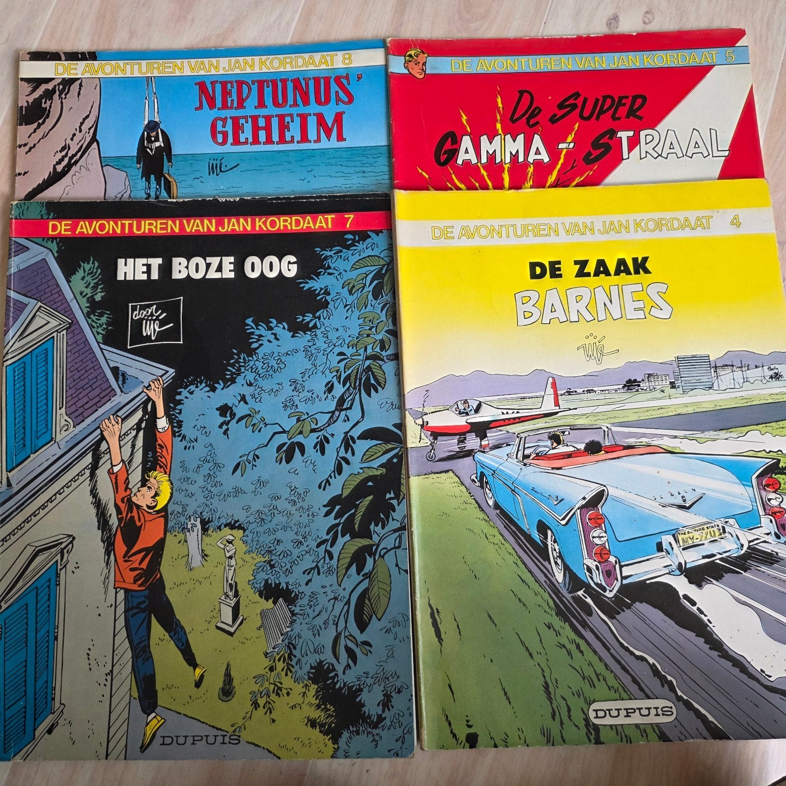 Jan Kordaat stripboeken - 4 stuks, Boeken, Meerdere stripboeken, Ophalen of Verzenden, Gelezen, Jean-Michel Charlier
