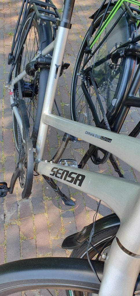 Sensa Cintura Hybride Fiets riemaandrijving, 28 inch, 53 tot 56 cm, Zo goed als nieuw, Meer dan 20 versnellingen