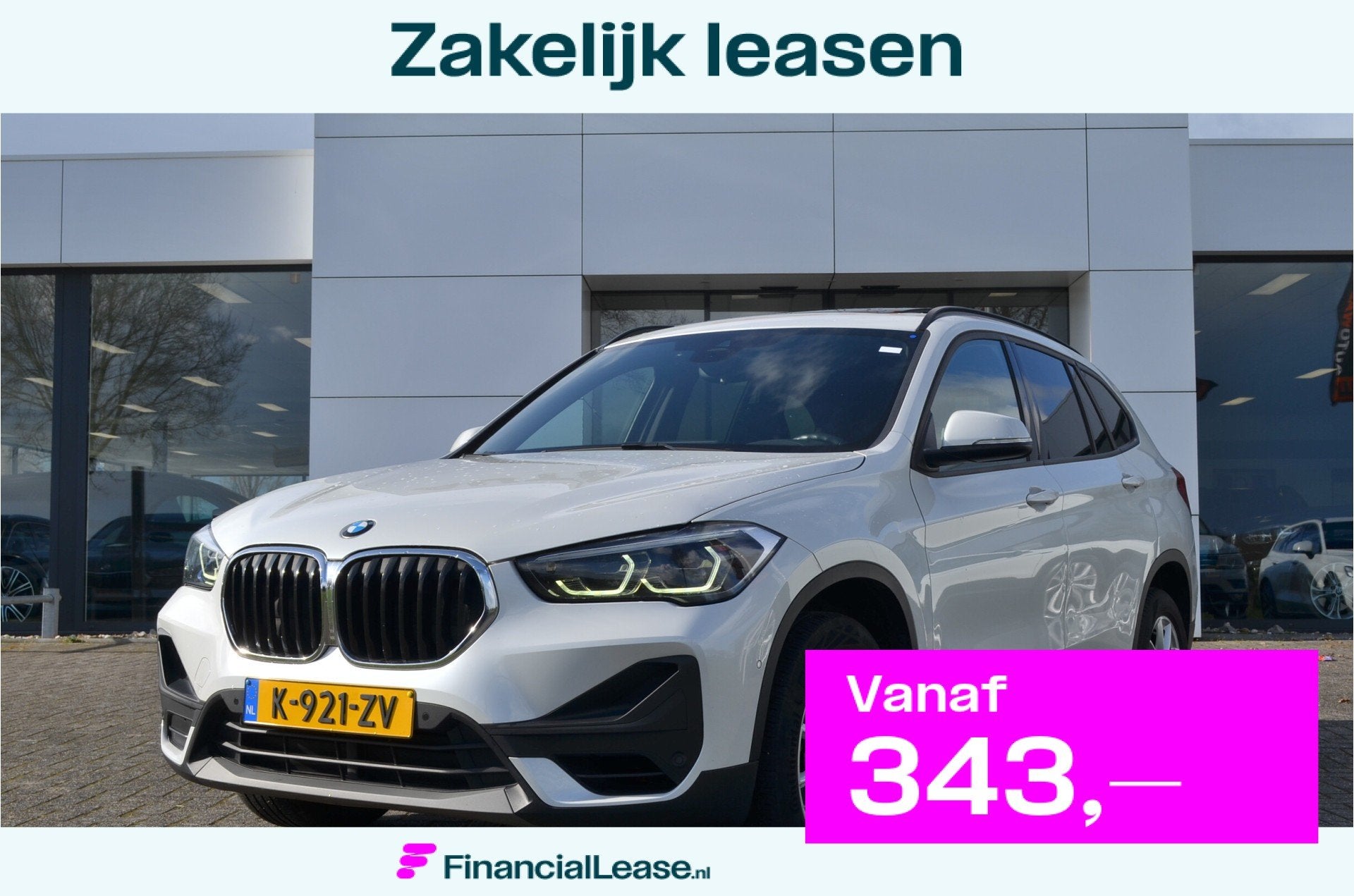 BMW X1 sDrive20i 180pk Automaat | Panoramdak | Carplay | Hea, Stof, 4 cilinders, 179 pk, Wit