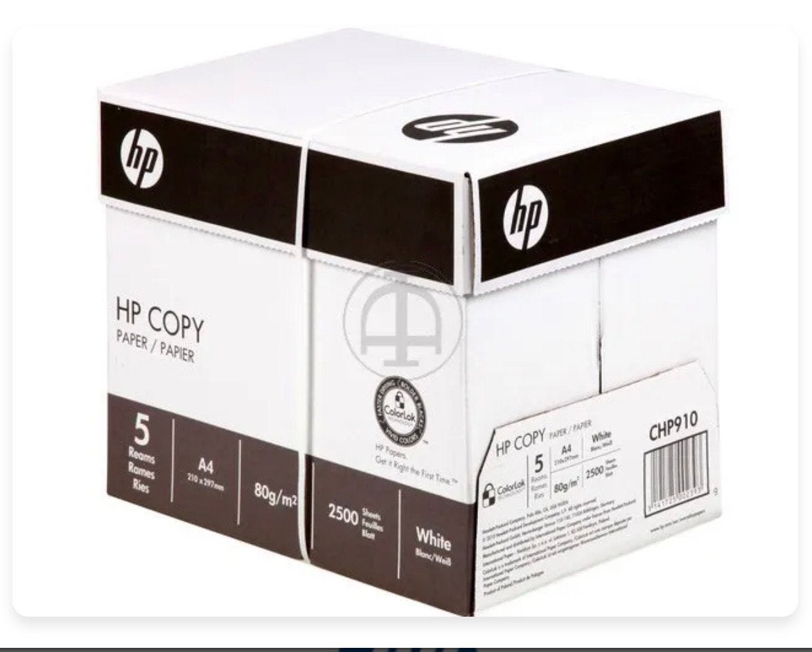 HP Kopieerpapier Copy wit A4 80 Gram 5x 500 Vel, Diversen, Bureau-accessoires, Ophalen of Verzenden, Nieuw