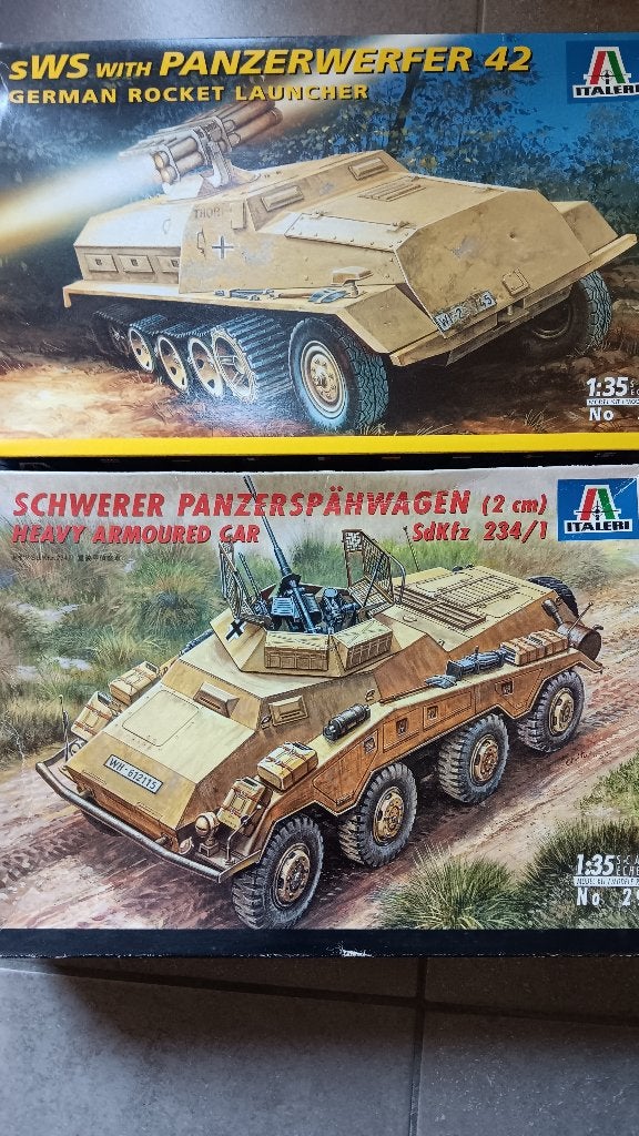 1/35 Italeri kits, Hobby en Vrije tijd, Modelbouw | Auto's en Voertuigen, Tank, Italeri, Verzenden, 1:32 tot 1:50