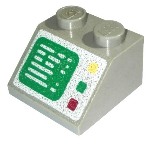 Lego Light Gray Slope 45 2 x 2 with Computer Screen and Righ, Gebruikt, Overige thema's, Lego, Overige typen