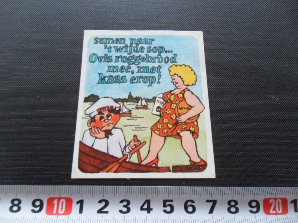 sticker ovis roggebrood strip samen naar 't wijde sop, Verzamelen, Ophalen of Verzenden, Zo goed als nieuw