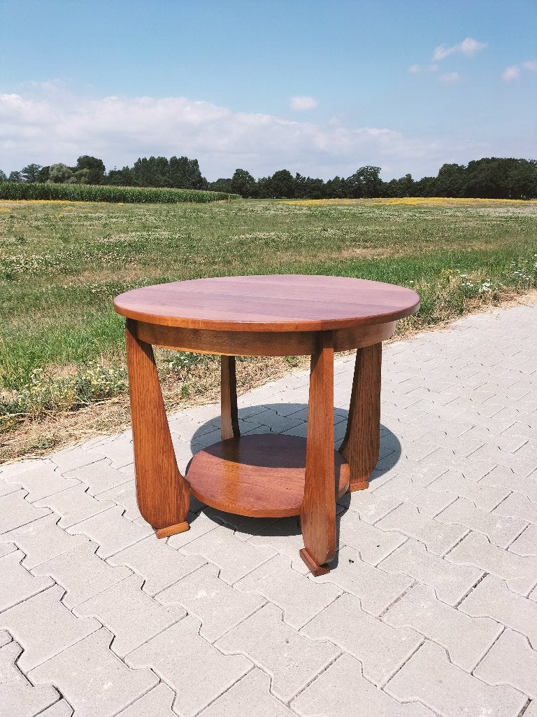 Prachtige Amsterdam School Art Deco tafel, Ophalen, Huis en Inrichting