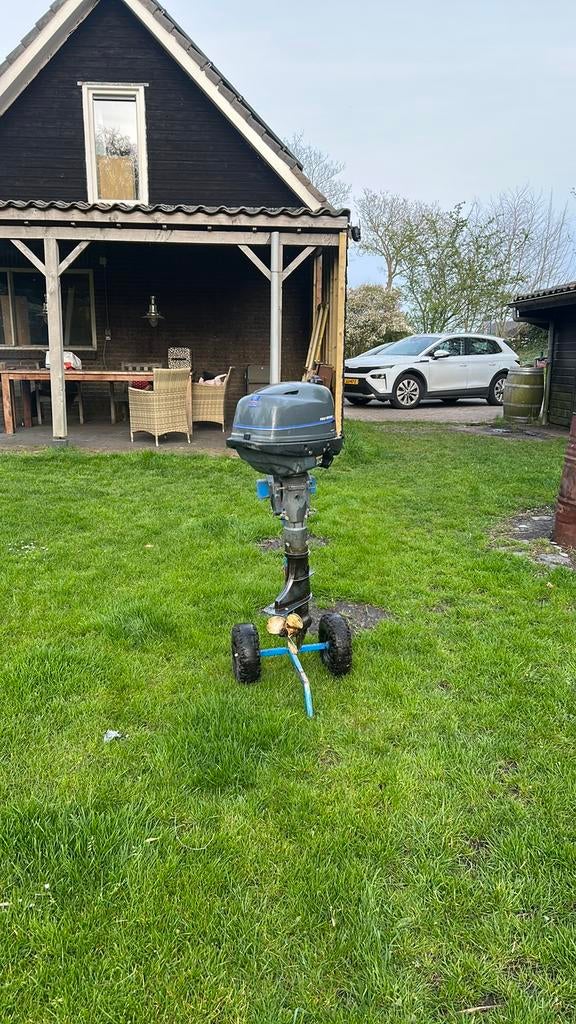 4 pk moter, Watersport en Boten, Ophalen, Gebruikt, Motor en Techniek, Motorboot