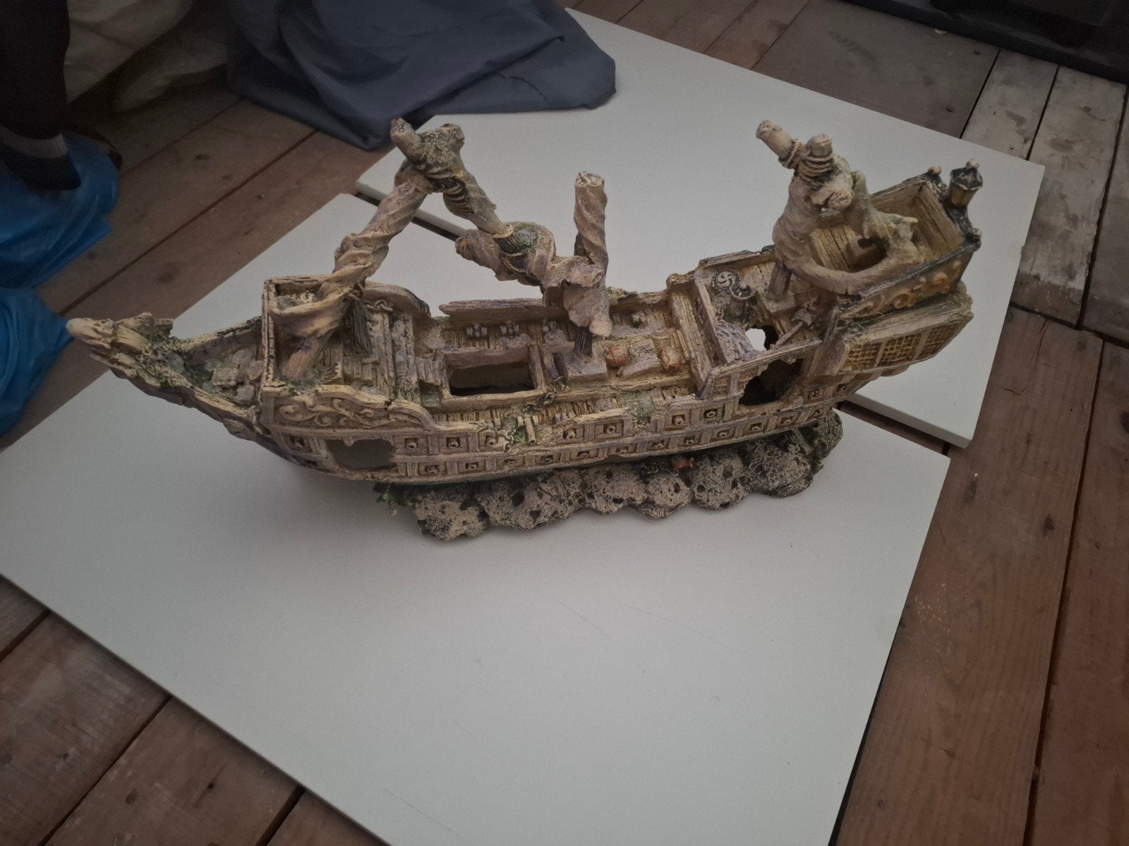 decoratie schip voor in het aquarium, Ophalen, Gebruikt, Decoratie