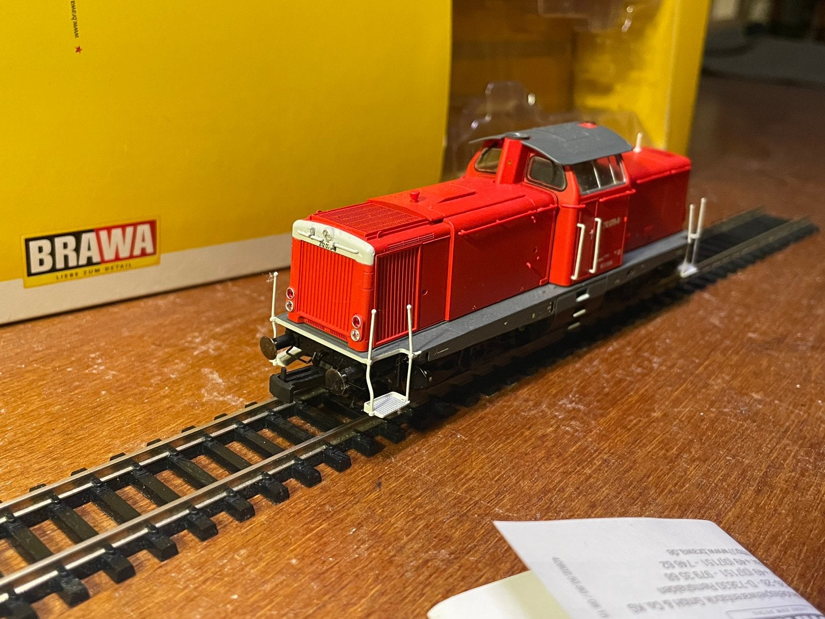 Brawa 42814 BR 212 Digitaal+Sound H0, Ophalen of Verzenden, Zo goed als nieuw, Gelijkstroom, Locomotief