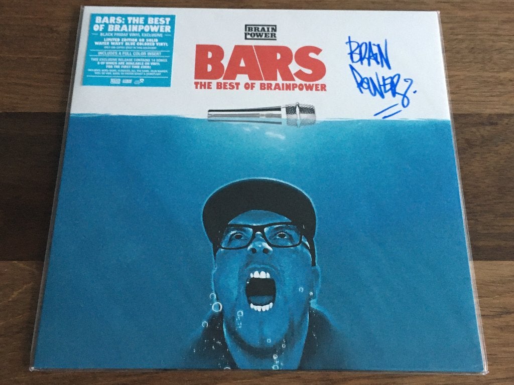 Vinyl LP Brainpower Bars Best Of BLUE SIGNED RSD 2021 NIEUW, LP, Hiphop of Rap, Ophalen of Verzenden, 12 inch