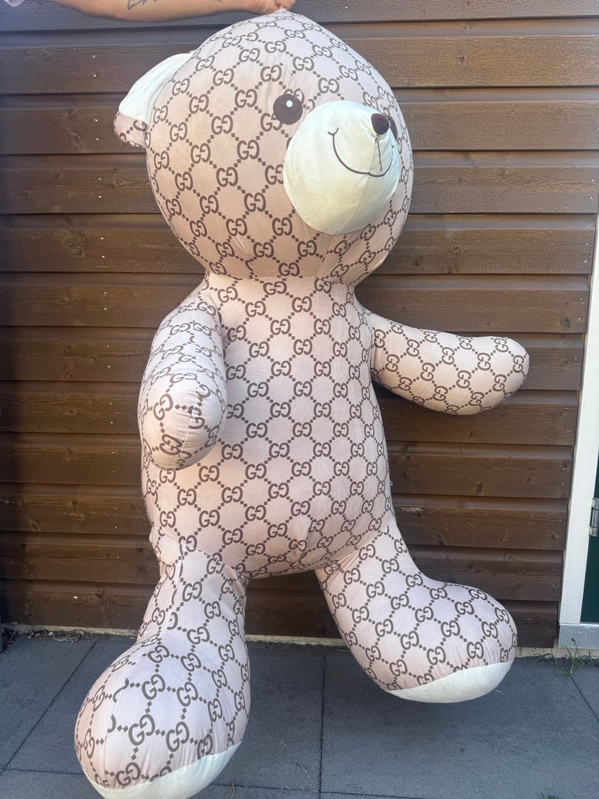 Grote Gucci Beer Knuffel - Uniek en Decoratief, Ophalen, Gebruikt, Overige merken, Overige karakters