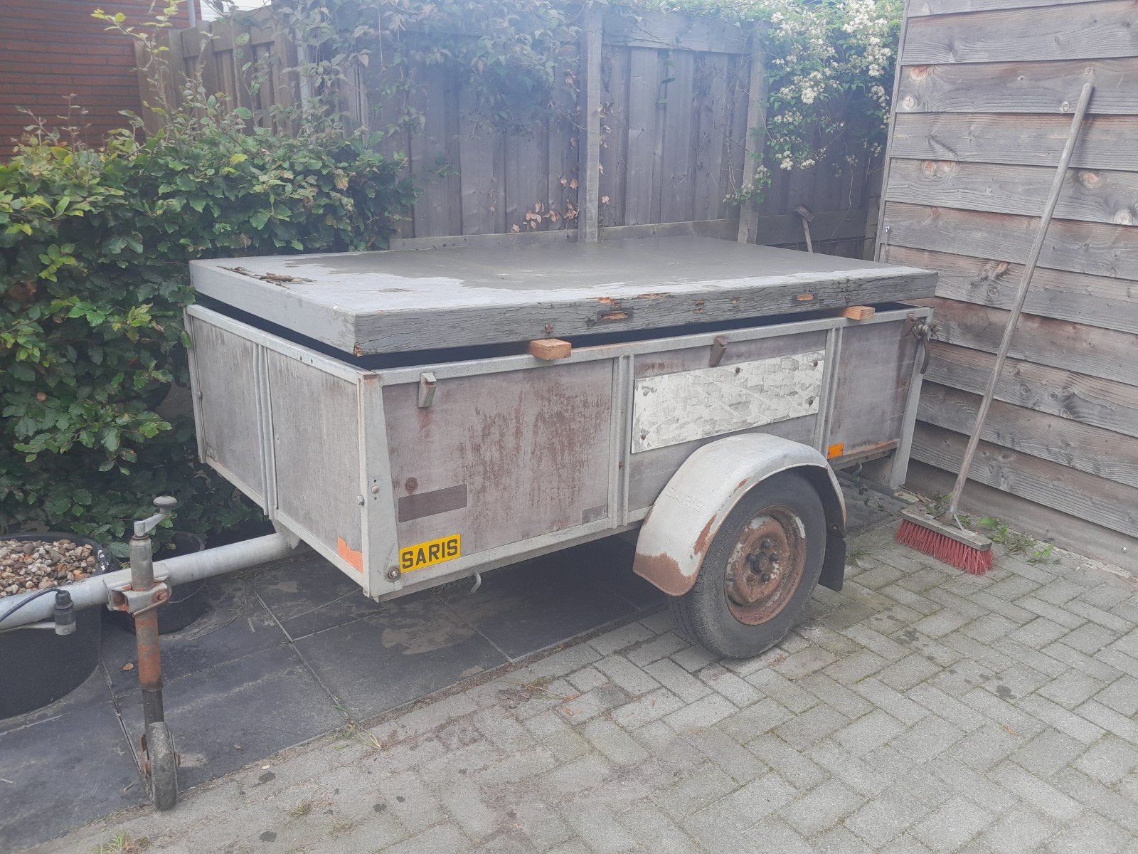 Saris bagagewagen - 113x210x49 cm laadruimte, Ophalen, Gebruikt
