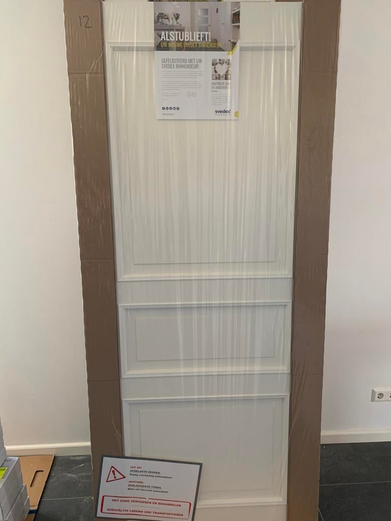Nieuwe Svedex Binnendeur - Ongeopend 211x93, Ophalen, 80 tot 100 cm, Binnendeur, Nieuw