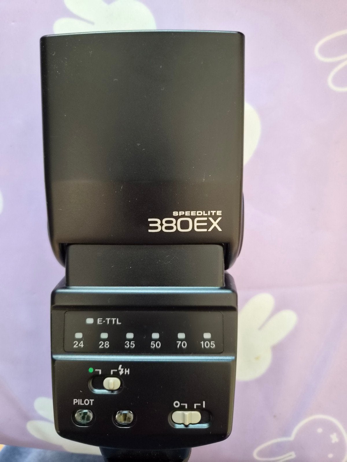 Canon Speedlite 380EX flitser met handleiding en hoes, Canon, Externe flitser, Ophalen of Verzenden, Zo goed als nieuw