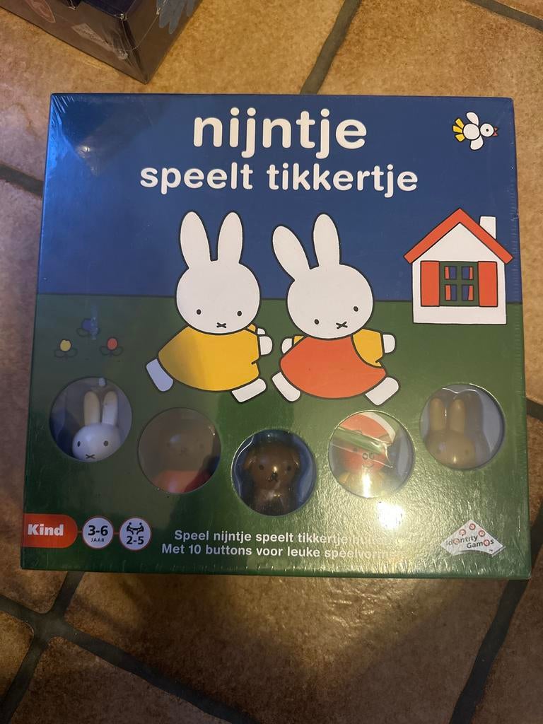 Nijntje Speelt Tikkertje Bordspel - Zo goed als nieuw, Drie of vier spelers, Ophalen of Verzenden, Zo goed als nieuw