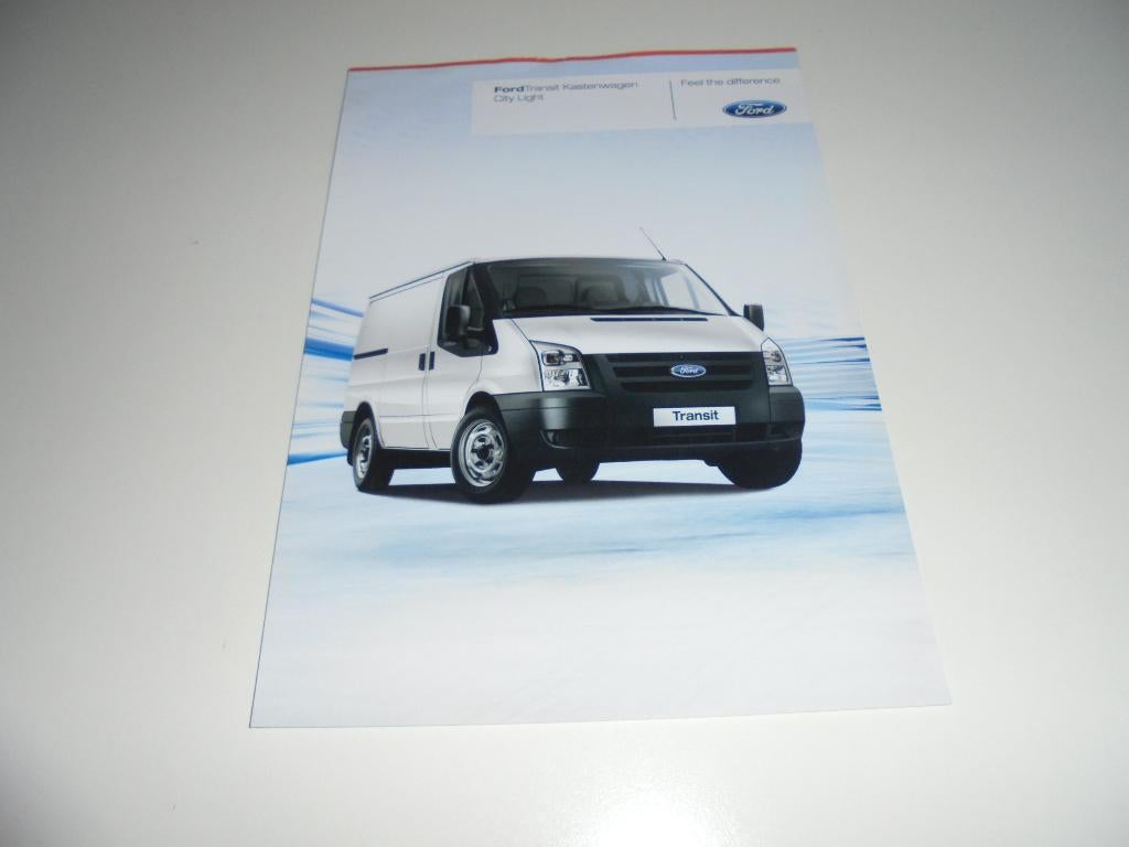 leaflet Ford Transit City Light  2010, Ophalen of Verzenden, Gelezen, Ford