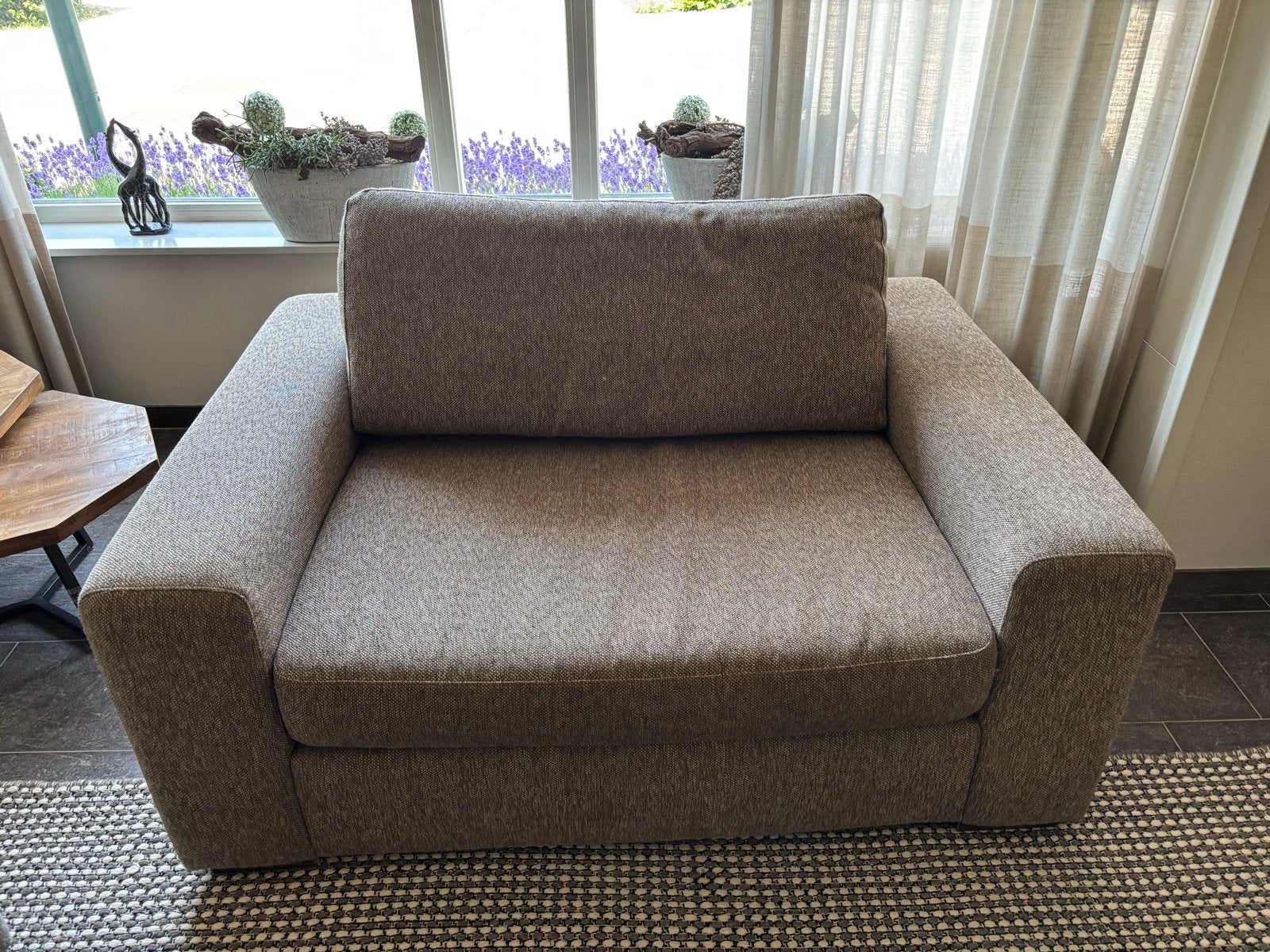 Prijsverlaging! Loveseat Lucca van Goossens, Ophalen, Gebruikt, 100 tot 125 cm, Tweepersoons