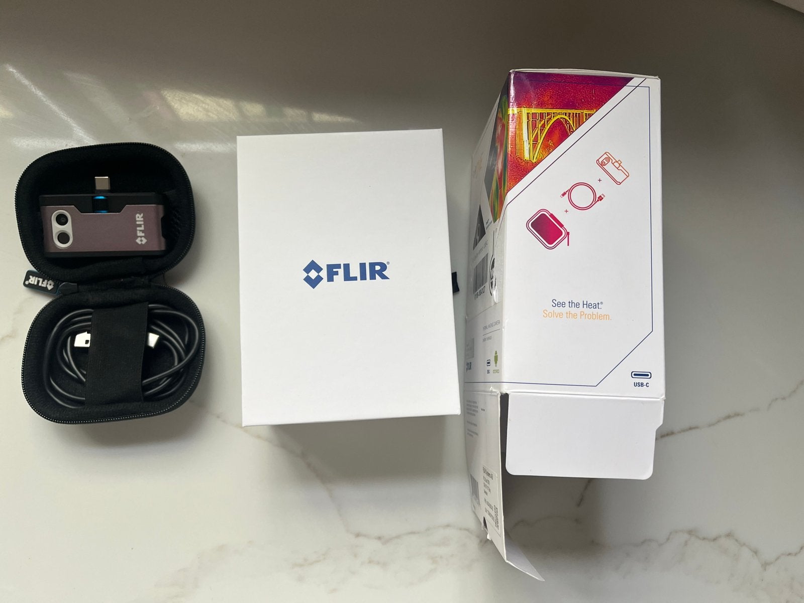 FLIR One Pro warmtebeeldcamera USB-C voor Android, Ophalen of Verzenden, Zo goed als nieuw, Overige typen, Universeel