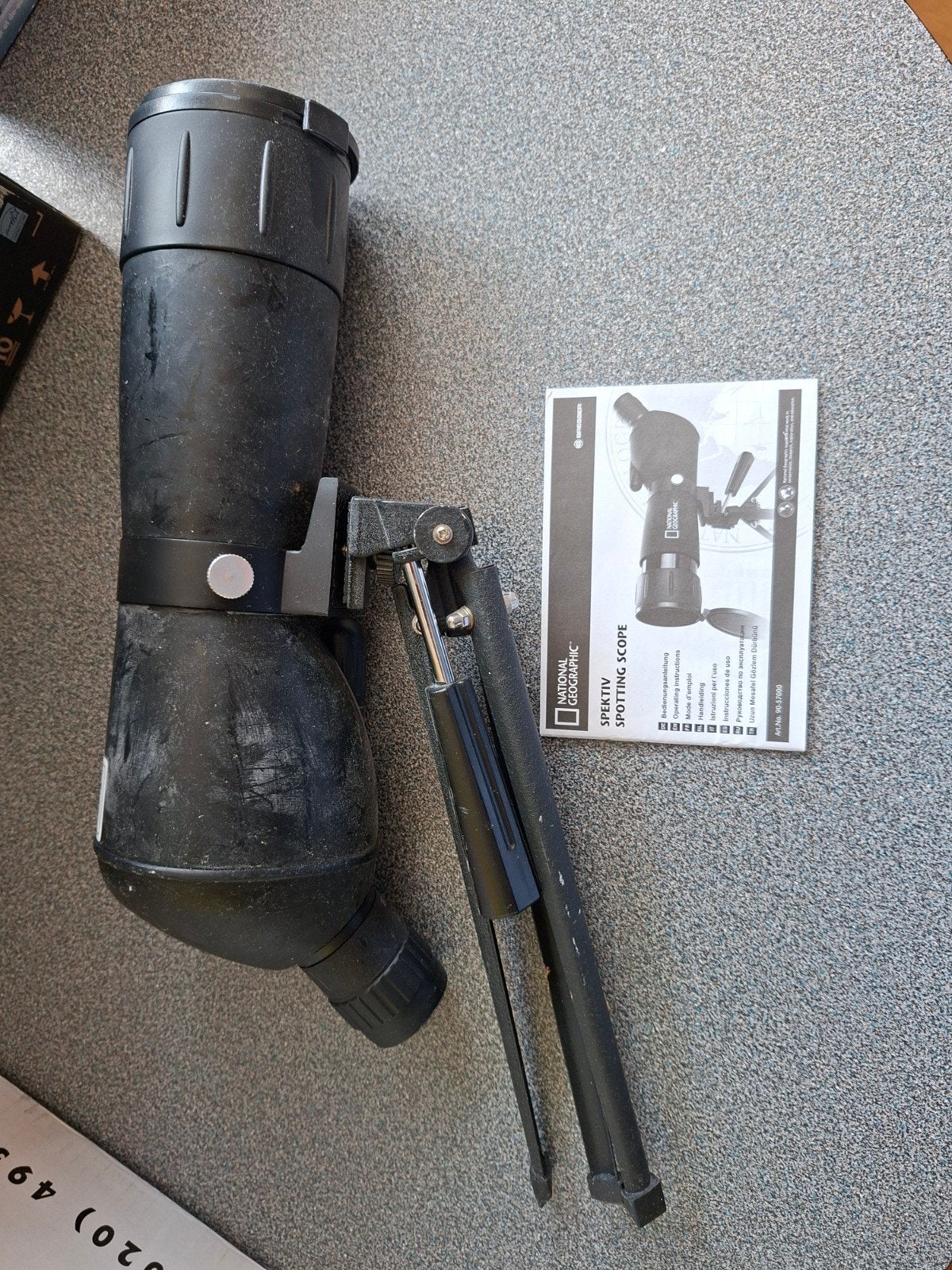 National Geographic Spektief Spotting Scope met Statief, Gebruikt, Lenzentelescoop (refractor), Met statief, Ophalen of Verzenden