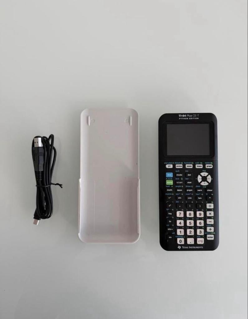 TI-84 Plus CE-T Python Edition, Diversen, Ophalen of Verzenden, Grafische rekenmachine, Zo goed als nieuw