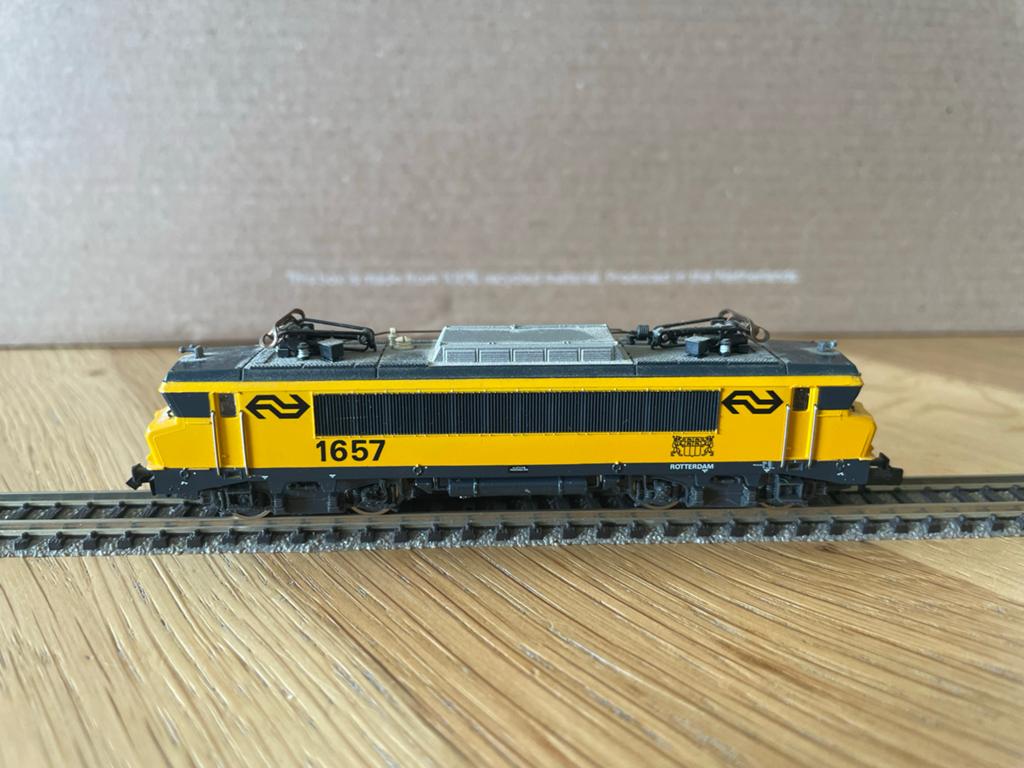 Fleischmann 7363 NS 1657 'Rotterdam' N-schaal locomotief, Hobby en Vrije tijd, Gebruikt, Fleischmann, Analoog, Ophalen of Verzenden