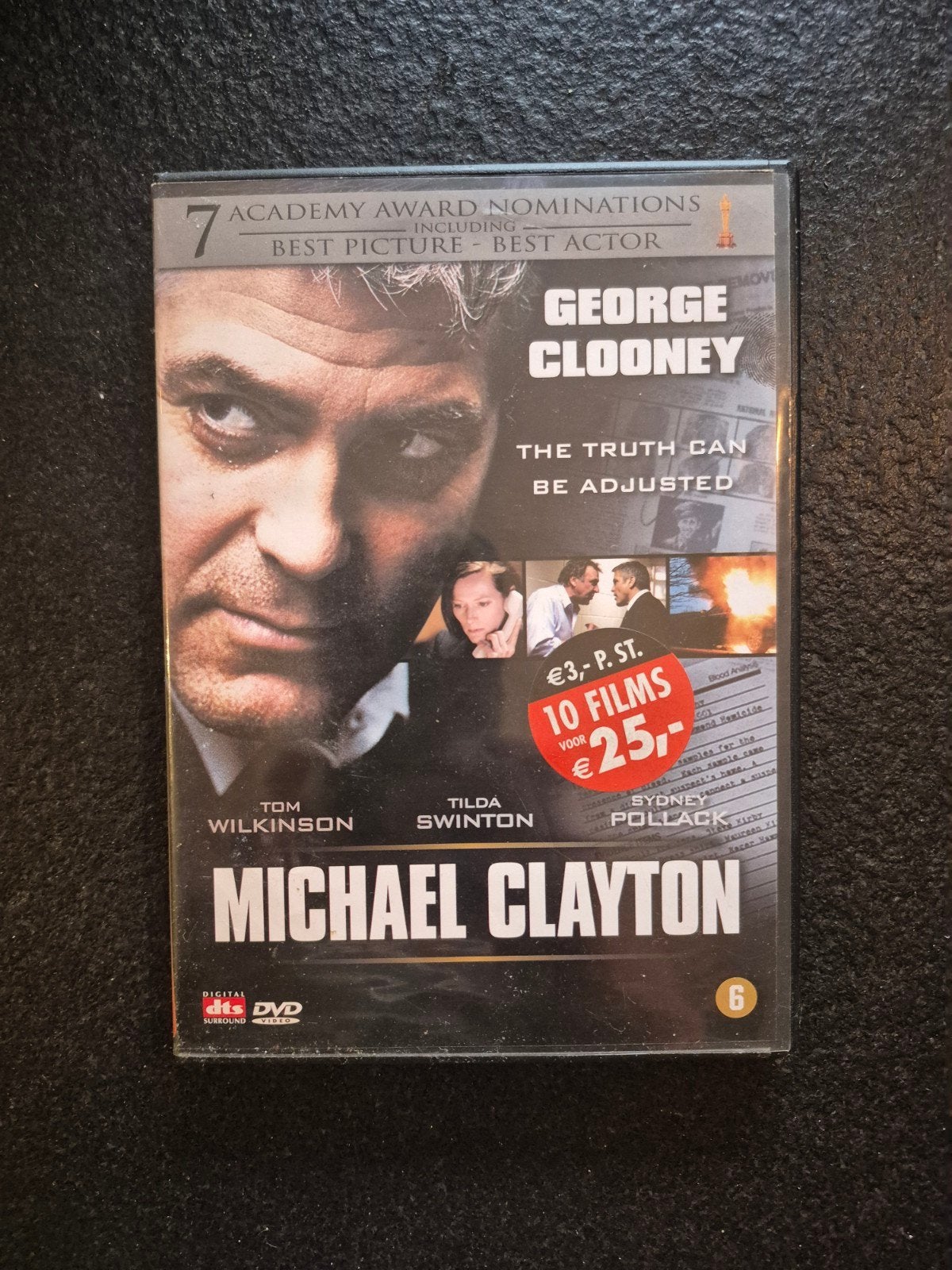 Michael Clayton DVD met George Clooney - Actiethriller, Nederlands, Actiethriller, Ophalen of Verzenden, Vanaf 6 jaar