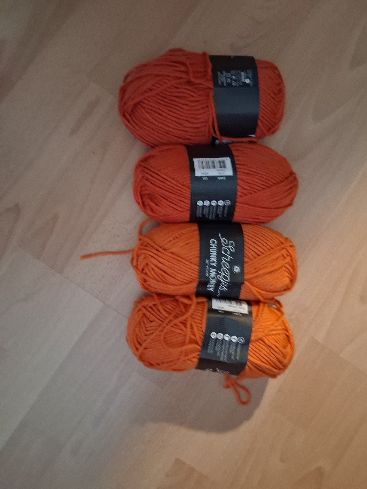 Scheepjes Chunky Monkey garen - Oranje (Flame & Deep Orange), Ophalen of Verzenden