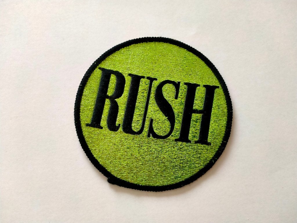 Rush muziek vintage kleding patch embleem RARE, Verzamelen, Ophalen of Verzenden, Gebruikt, Kleding
