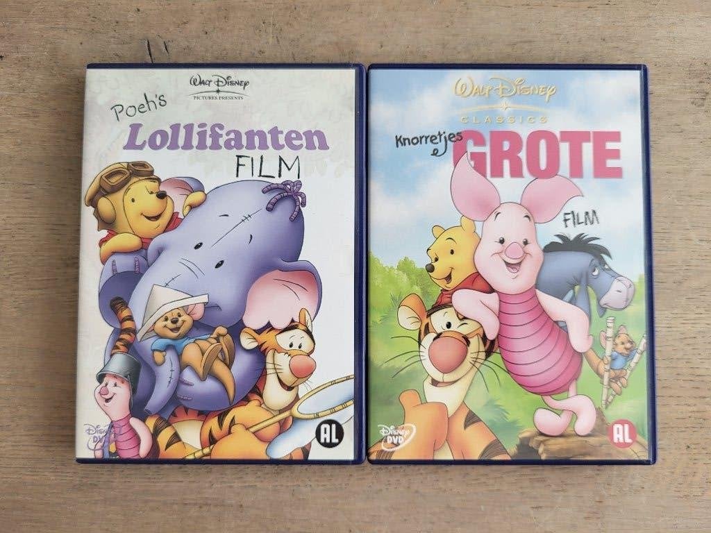 Disney DVD: Poeh's Lollifanten Film & Knorretjes Grote Film, Tekenfilm, Nederlands, Inclusief doosje, Ophalen of Verzenden