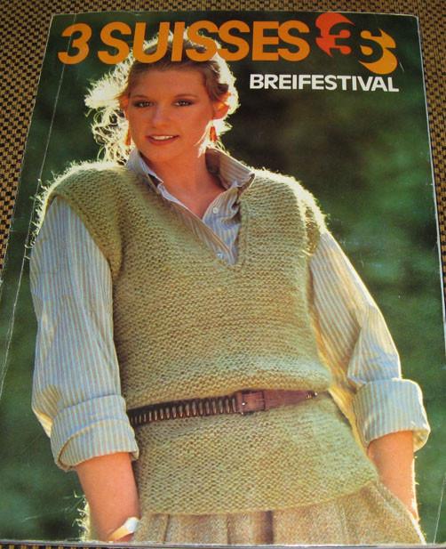 BREIEN 3 suisses - breifestival 1979-1980 MOOIE VINTAGE, Verzenden, Zo goed als nieuw, Breien of Haken, Patroon of Boek