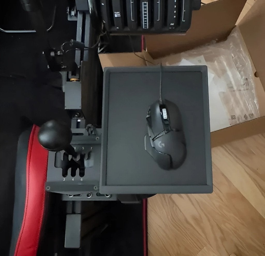 3D-geprint Moza HGP Shifter Mousepad + Headphone Holder, Ophalen of Verzenden, Gaming muismat, Nieuw, MOZA