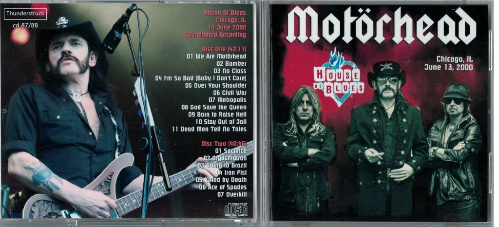 Motorhead - House of blues Chicago 2000  2-cd import, Import, Ophalen of Verzenden, Live-album, Nieuw in verpakking
